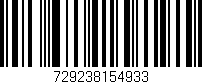 Código de barras (EAN, GTIN, SKU, ISBN): '729238154933'