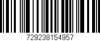 Código de barras (EAN, GTIN, SKU, ISBN): '729238154957'