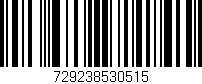 Código de barras (EAN, GTIN, SKU, ISBN): '729238530515'