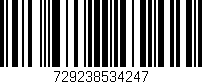Código de barras (EAN, GTIN, SKU, ISBN): '729238534247'