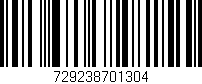 Código de barras (EAN, GTIN, SKU, ISBN): '729238701304'