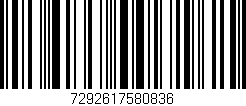 Código de barras (EAN, GTIN, SKU, ISBN): '7292617580836'