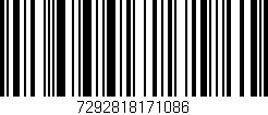 Código de barras (EAN, GTIN, SKU, ISBN): '7292818171086'
