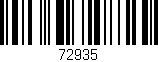 Código de barras (EAN, GTIN, SKU, ISBN): '72935'