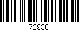 Código de barras (EAN, GTIN, SKU, ISBN): '72938'