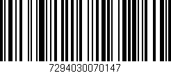 Código de barras (EAN, GTIN, SKU, ISBN): '7294030070147'