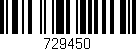 Código de barras (EAN, GTIN, SKU, ISBN): '729450'