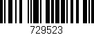 Código de barras (EAN, GTIN, SKU, ISBN): '729523'