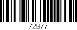 Código de barras (EAN, GTIN, SKU, ISBN): '72977'