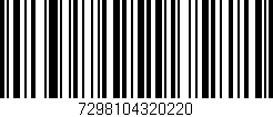 Código de barras (EAN, GTIN, SKU, ISBN): '7298104320220'