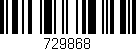 Código de barras (EAN, GTIN, SKU, ISBN): '729868'