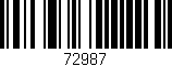 Código de barras (EAN, GTIN, SKU, ISBN): '72987'