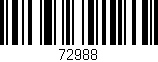 Código de barras (EAN, GTIN, SKU, ISBN): '72988'