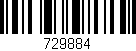 Código de barras (EAN, GTIN, SKU, ISBN): '729884'