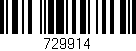 Código de barras (EAN, GTIN, SKU, ISBN): '729914'