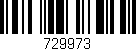 Código de barras (EAN, GTIN, SKU, ISBN): '729973'