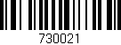 Código de barras (EAN, GTIN, SKU, ISBN): '730021'