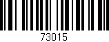 Código de barras (EAN, GTIN, SKU, ISBN): '73015'