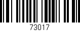 Código de barras (EAN, GTIN, SKU, ISBN): '73017'