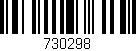 Código de barras (EAN, GTIN, SKU, ISBN): '730298'