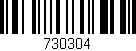 Código de barras (EAN, GTIN, SKU, ISBN): '730304'