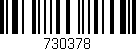 Código de barras (EAN, GTIN, SKU, ISBN): '730378'