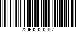 Código de barras (EAN, GTIN, SKU, ISBN): '7306338392897'