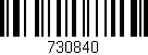 Código de barras (EAN, GTIN, SKU, ISBN): '730840'