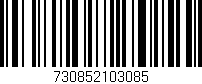 Código de barras (EAN, GTIN, SKU, ISBN): '730852103085'