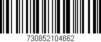 Código de barras (EAN, GTIN, SKU, ISBN): '730852104662'