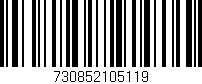 Código de barras (EAN, GTIN, SKU, ISBN): '730852105119'
