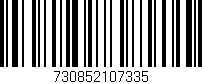 Código de barras (EAN, GTIN, SKU, ISBN): '730852107335'