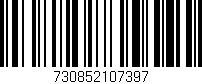 Código de barras (EAN, GTIN, SKU, ISBN): '730852107397'