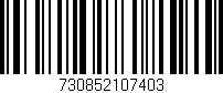 Código de barras (EAN, GTIN, SKU, ISBN): '730852107403'
