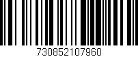 Código de barras (EAN, GTIN, SKU, ISBN): '730852107960'
