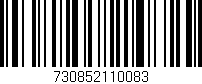 Código de barras (EAN, GTIN, SKU, ISBN): '730852110083'