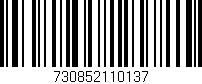 Código de barras (EAN, GTIN, SKU, ISBN): '730852110137'