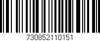 Código de barras (EAN, GTIN, SKU, ISBN): '730852110151'