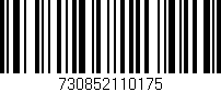 Código de barras (EAN, GTIN, SKU, ISBN): '730852110175'