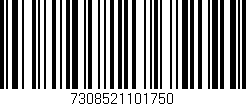 Código de barras (EAN, GTIN, SKU, ISBN): '7308521101750'