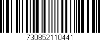 Código de barras (EAN, GTIN, SKU, ISBN): '730852110441'