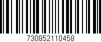 Código de barras (EAN, GTIN, SKU, ISBN): '730852110458'