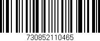 Código de barras (EAN, GTIN, SKU, ISBN): '730852110465'