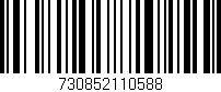 Código de barras (EAN, GTIN, SKU, ISBN): '730852110588'