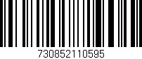 Código de barras (EAN, GTIN, SKU, ISBN): '730852110595'