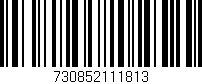 Código de barras (EAN, GTIN, SKU, ISBN): '730852111813'