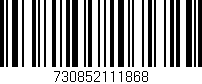 Código de barras (EAN, GTIN, SKU, ISBN): '730852111868'