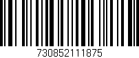 Código de barras (EAN, GTIN, SKU, ISBN): '730852111875'