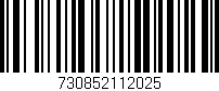 Código de barras (EAN, GTIN, SKU, ISBN): '730852112025'