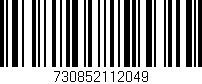 Código de barras (EAN, GTIN, SKU, ISBN): '730852112049'